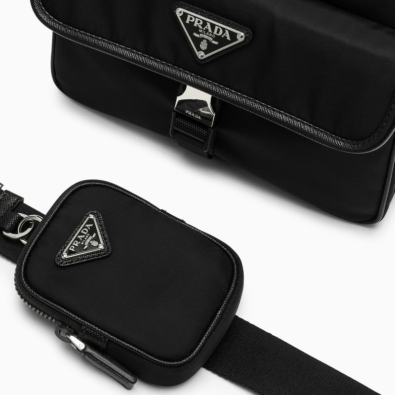 Prada Black Re-Nylon Cross-Body Bag Men