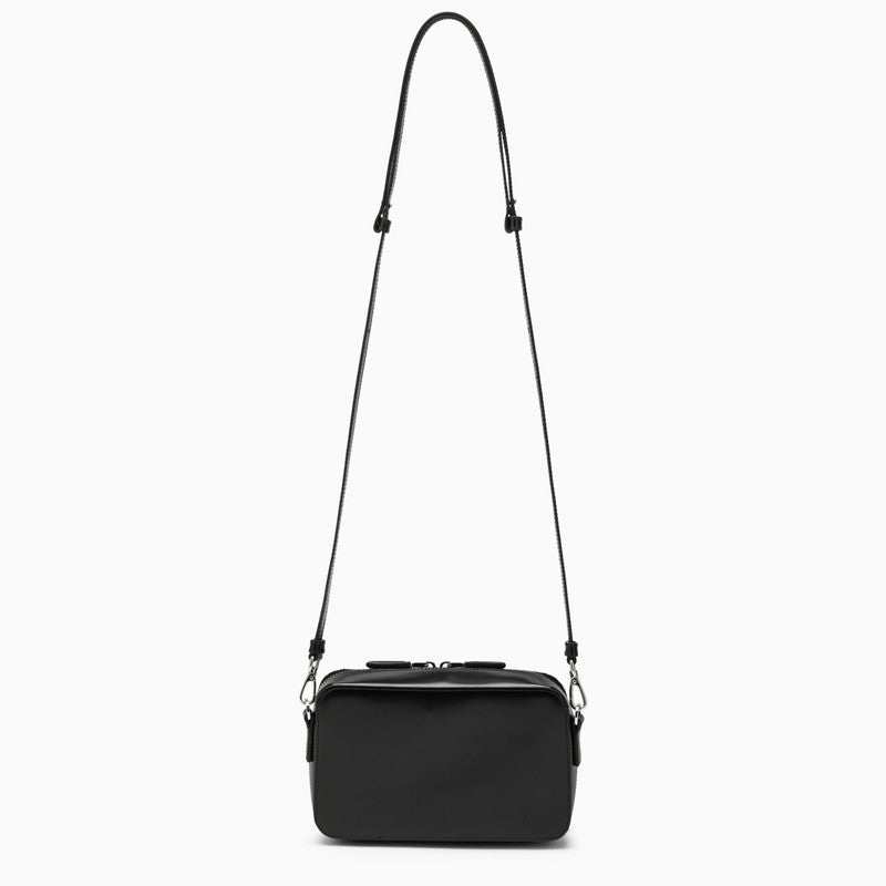 Prada Prada Brique Bag In Black Brushed Leather Men