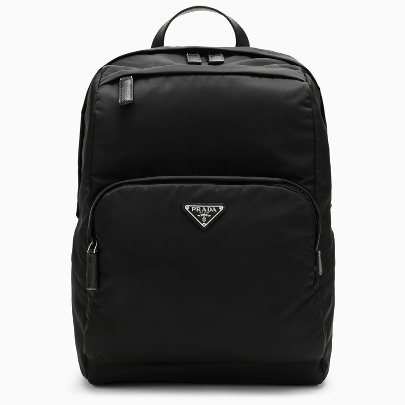 Prada Black Re-Nylon Backpack Men