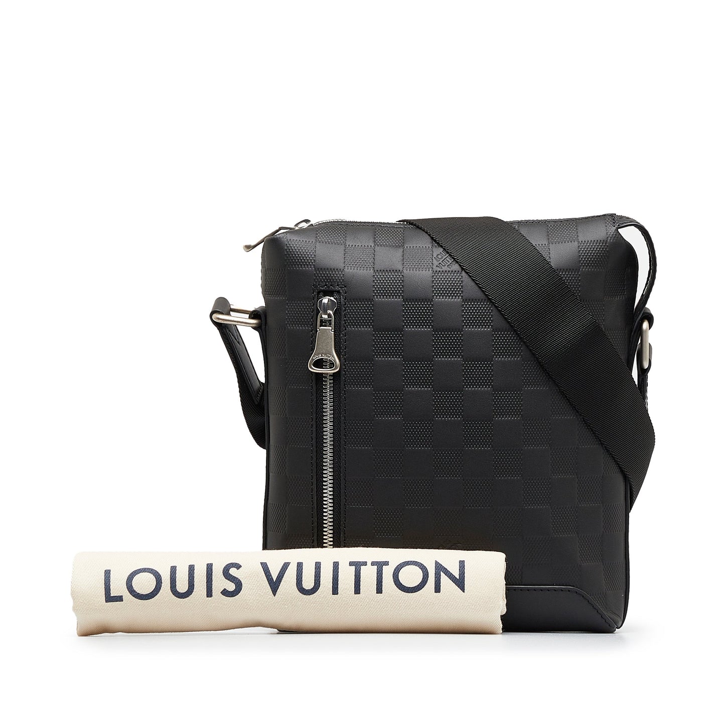 LOUIS VUITTON Damier Infini Discovery Messenger BB Crossbody Bag