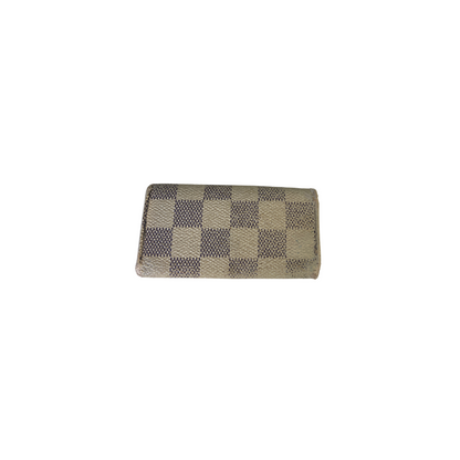 Louis Vuitton 4 Key Holder Damier Azur