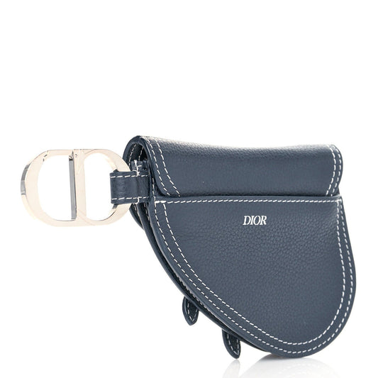 CHRISTIAN DIOR MINI SADDLE KEY RING