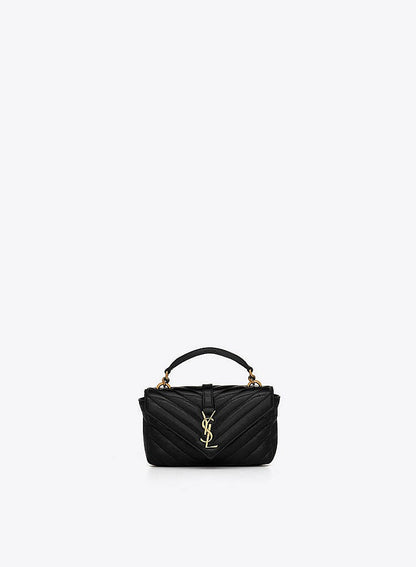 Saint Laurent Women Mini College Leather Shoulder Bag