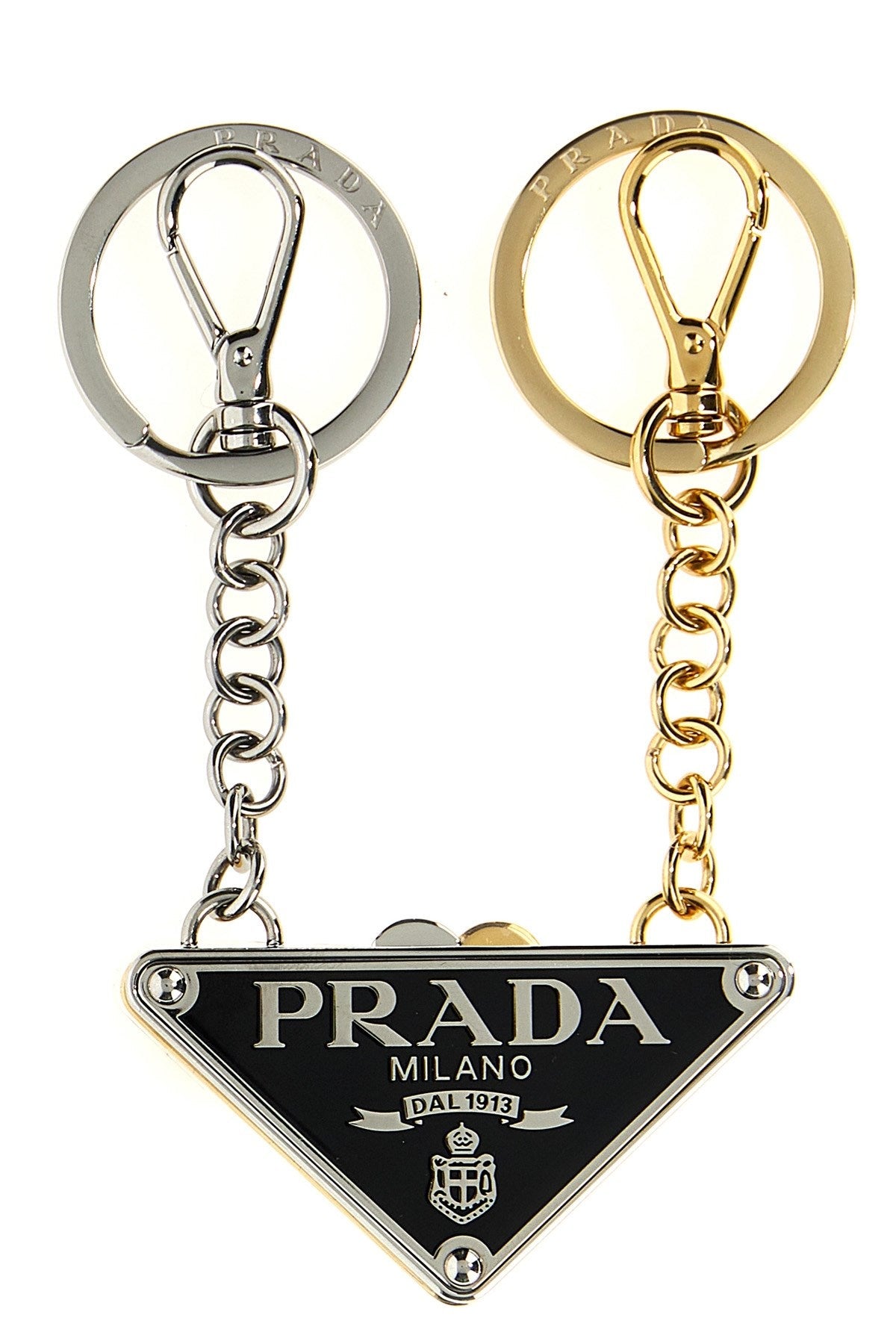 Prada Women Logo Keyring