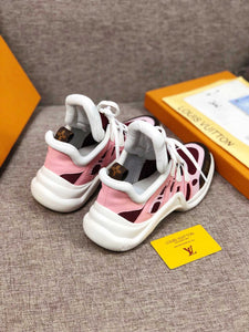 The Bags Vibe - Louis Vuitton Archlight Pink Brown Sneaker