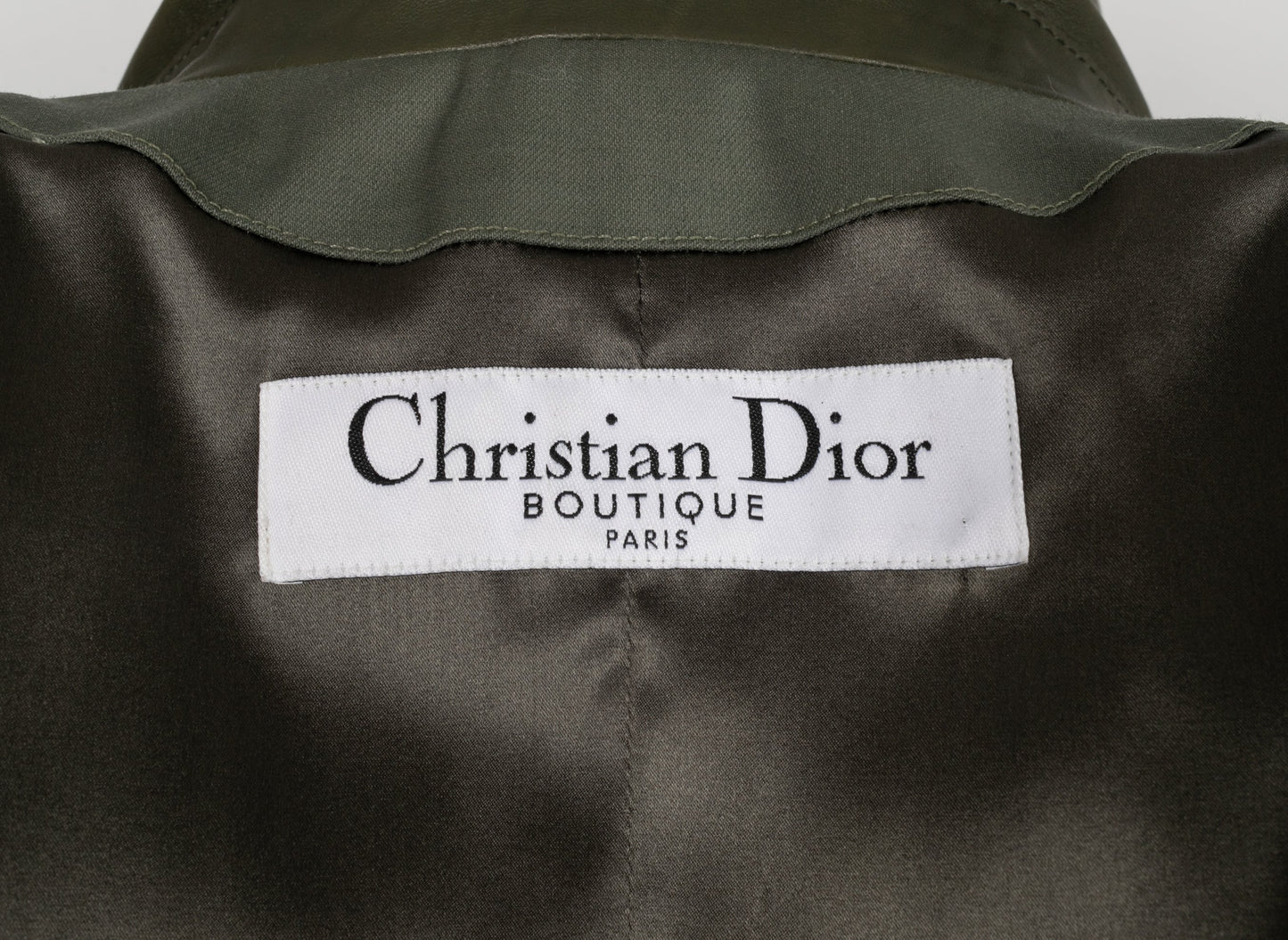 Veste kaki Dior Automne 2003