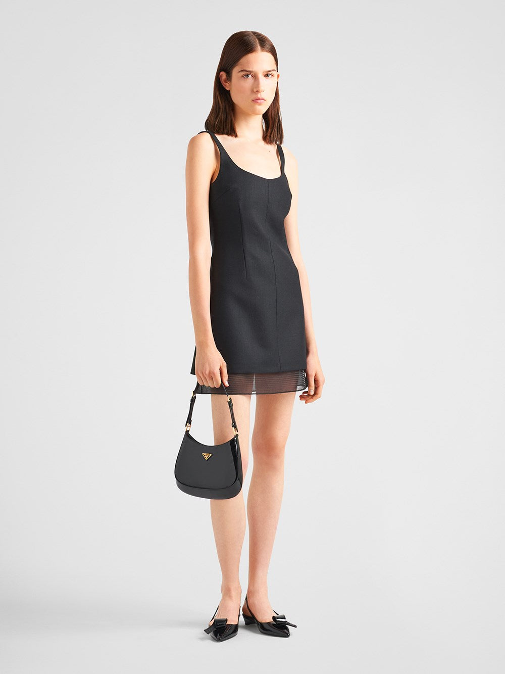 Prada Women Wool Mini Dress