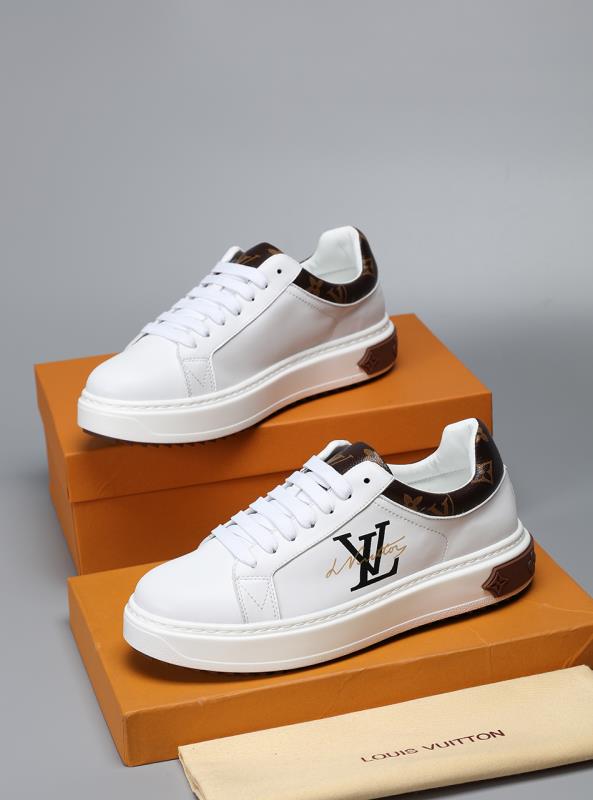 The Bags Vibe - Louis Vuitton White Brown Sneaker