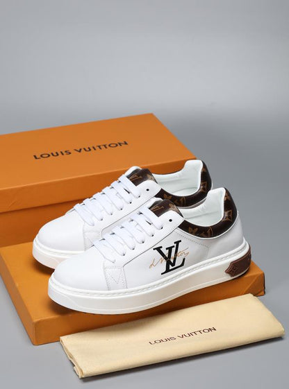 The Bags Vibe - Louis Vuitton White Brown Sneaker