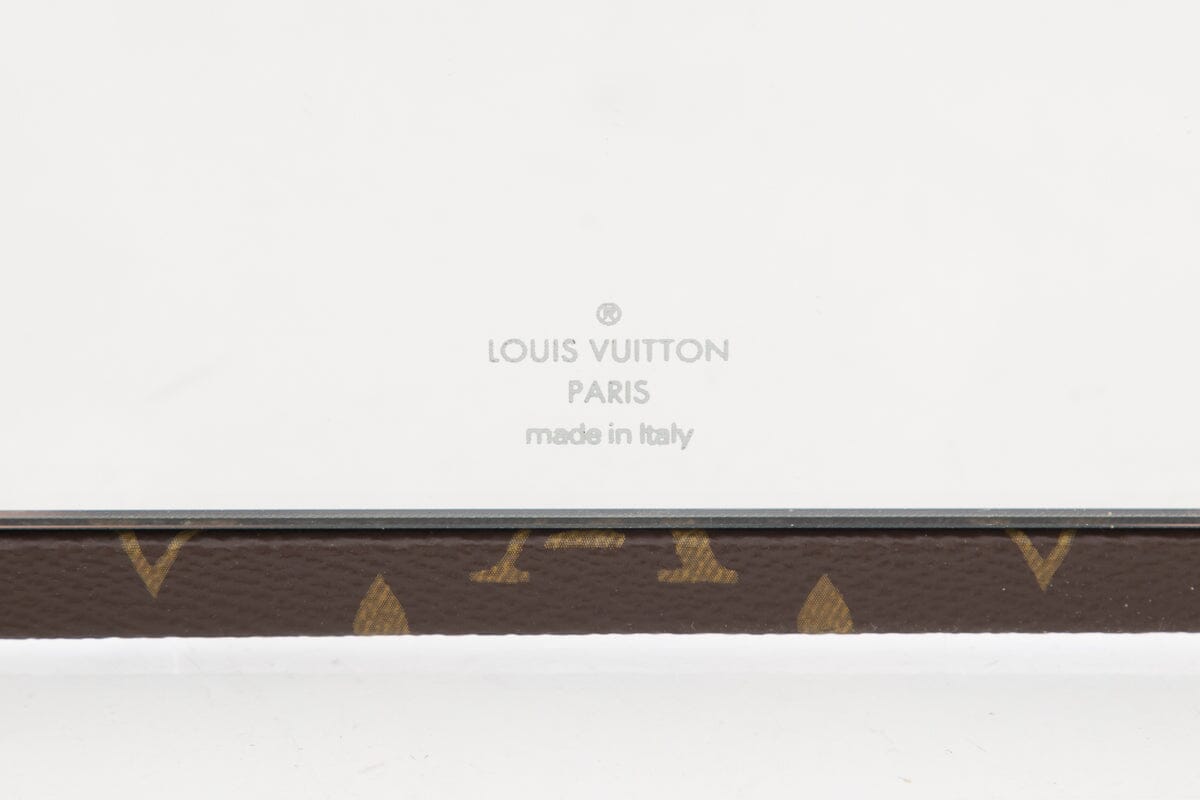 Louis Vuitton Brown Tri Fold Canvas Mirror on Chain