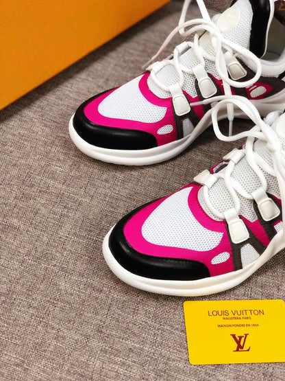 The Bags Vibe - Louis Vuitton Archlight Pink White Black Sneaker