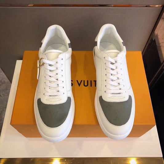 The Bags Vibe - Louis Vuitton Rivoli Low Gray White Sneaker