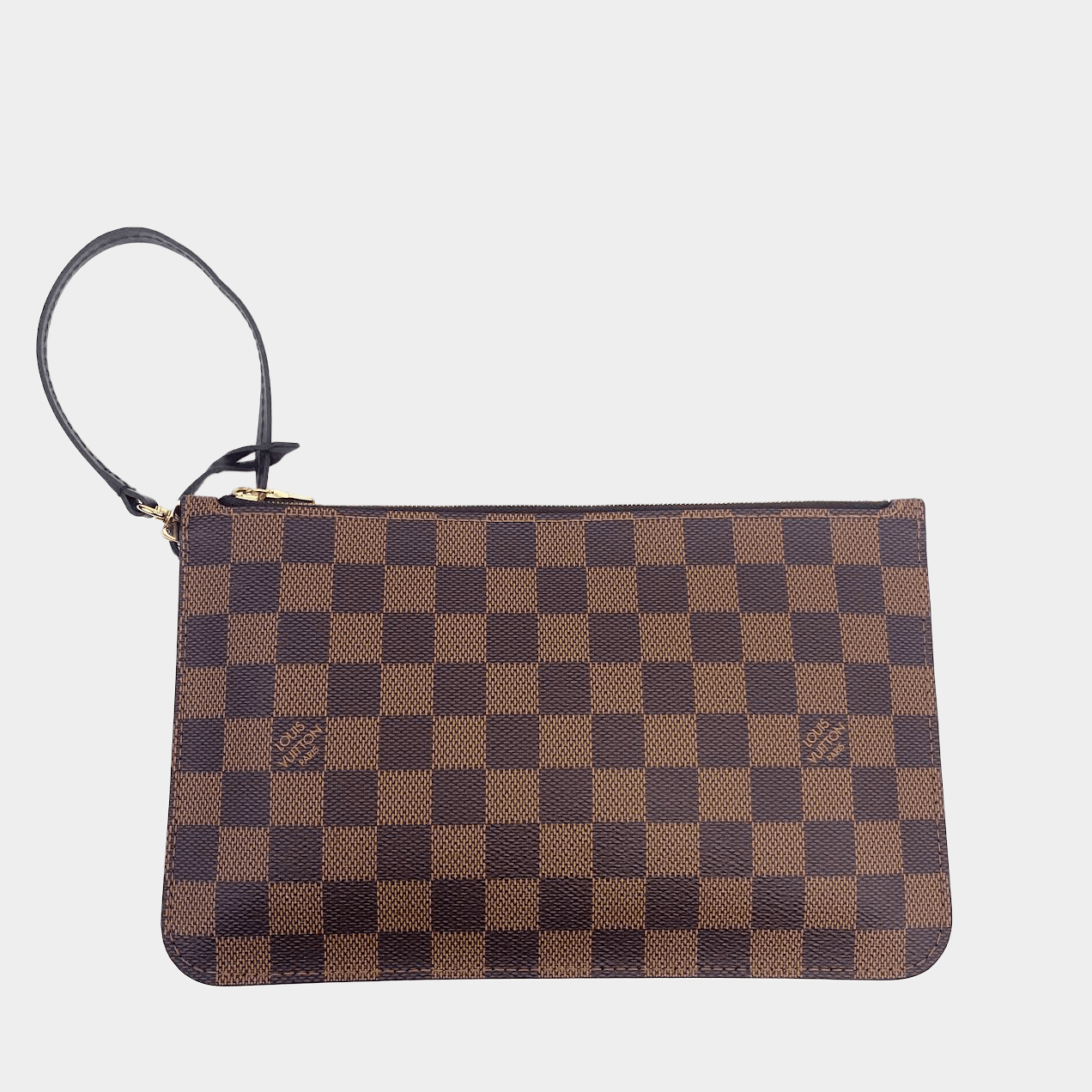 LOUIS VUITTON Damier Ebene Neverfull Pouch