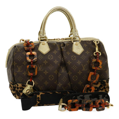 LOUIS VUITTON Monogram Leopard Steven Shoulder Bag M95281 LV  30069A