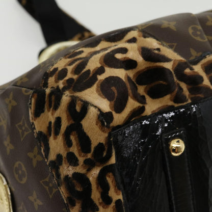 LOUIS VUITTON Monogram Leopard Steven Shoulder Bag M95281 LV  30069A