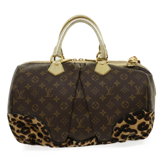 LOUIS VUITTON Monogram Leopard Steven Shoulder Bag M95281 LV  30069A