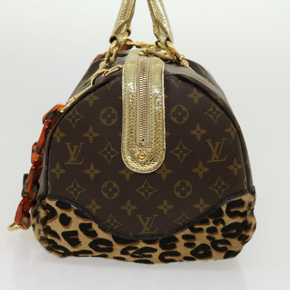 LOUIS VUITTON Monogram Leopard Steven Shoulder Bag M95281 LV  30069A