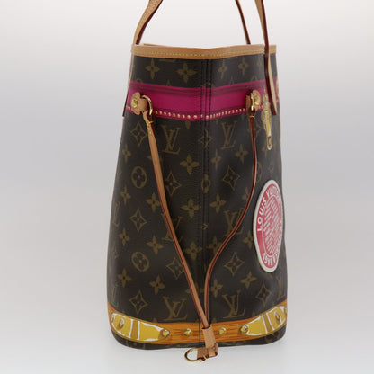 LOUIS VUITTON Monogram Summer Trunk Neverfull MM Tote Bag M41390 Auth 30117A