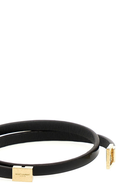 Saint Laurent Women Logo Bracelet