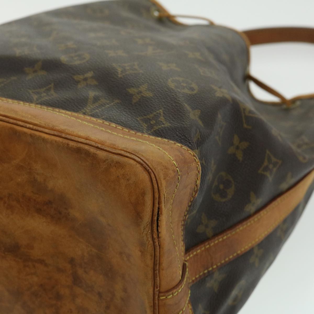 LOUIS VUITTON Monogram Noe Shoulder Bag M42224 LV Auth 30874