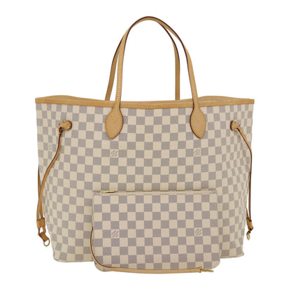 LOUIS VUITTON Damier Azur Neverfull GM Tote Bag N41360 LV  31476