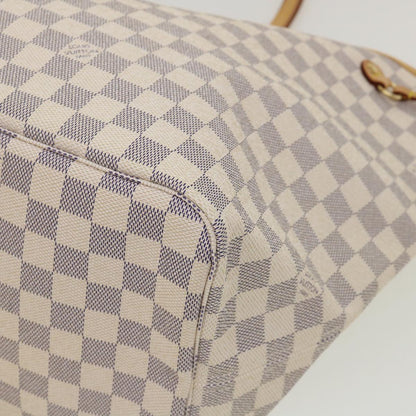 LOUIS VUITTON Damier Azur Neverfull GM Tote Bag N41360 LV  31476