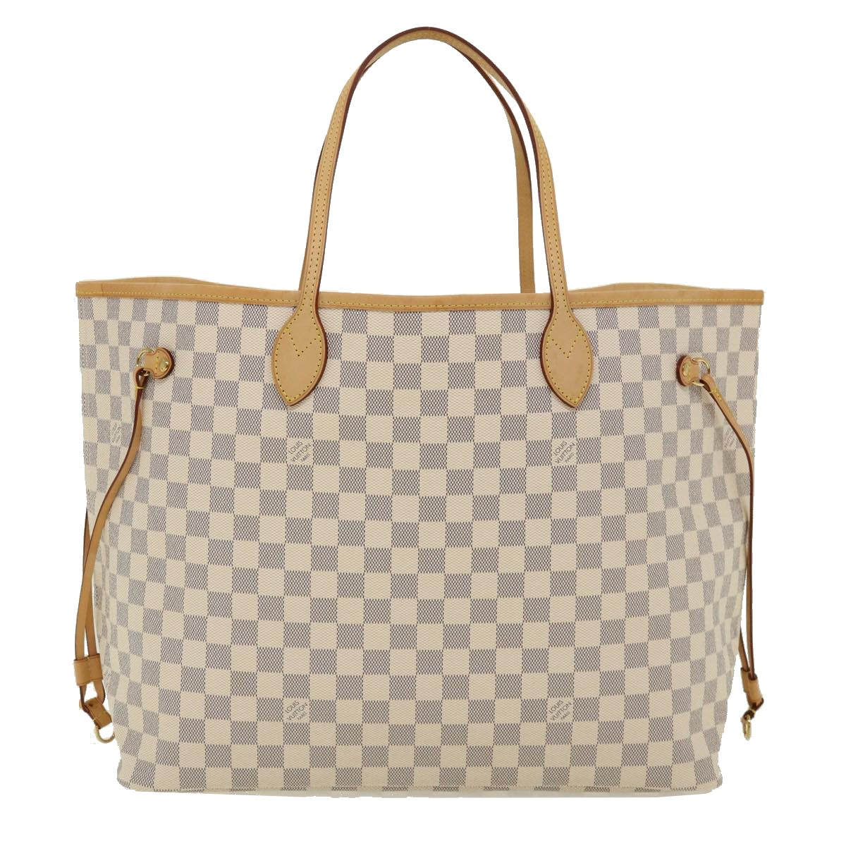 LOUIS VUITTON Damier Azur Neverfull GM Tote Bag N41360 LV  31476