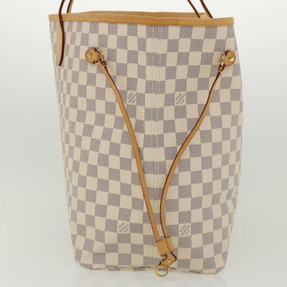 LOUIS VUITTON Damier Azur Neverfull GM Tote Bag N41360 LV  31476