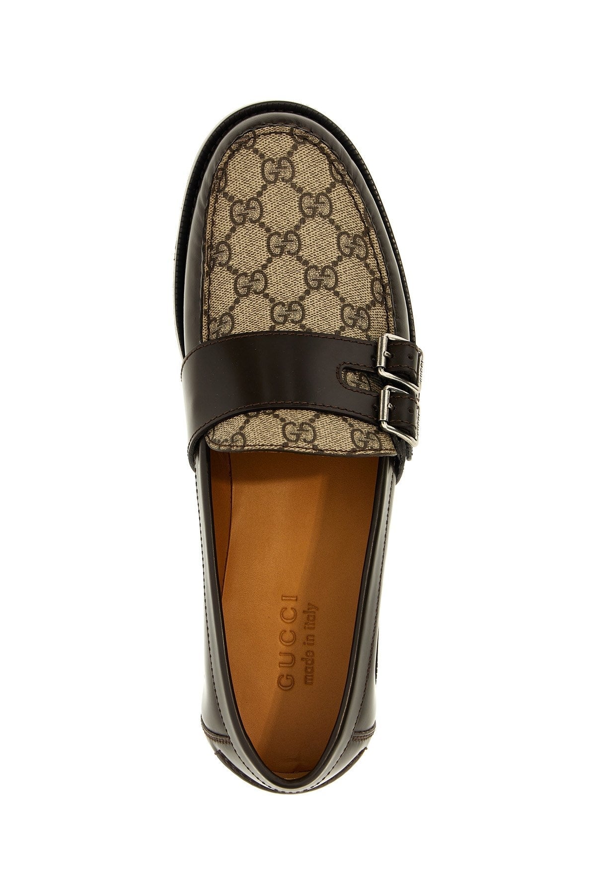 Gucci Men 'Gg' Buckle Loafers