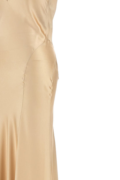 Saint Laurent Women Satin Silk Dress