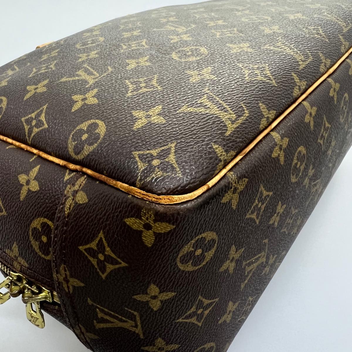 LOUIS VUITTON Monogram Deauville Hand Bag M47270 LV Auth 31772