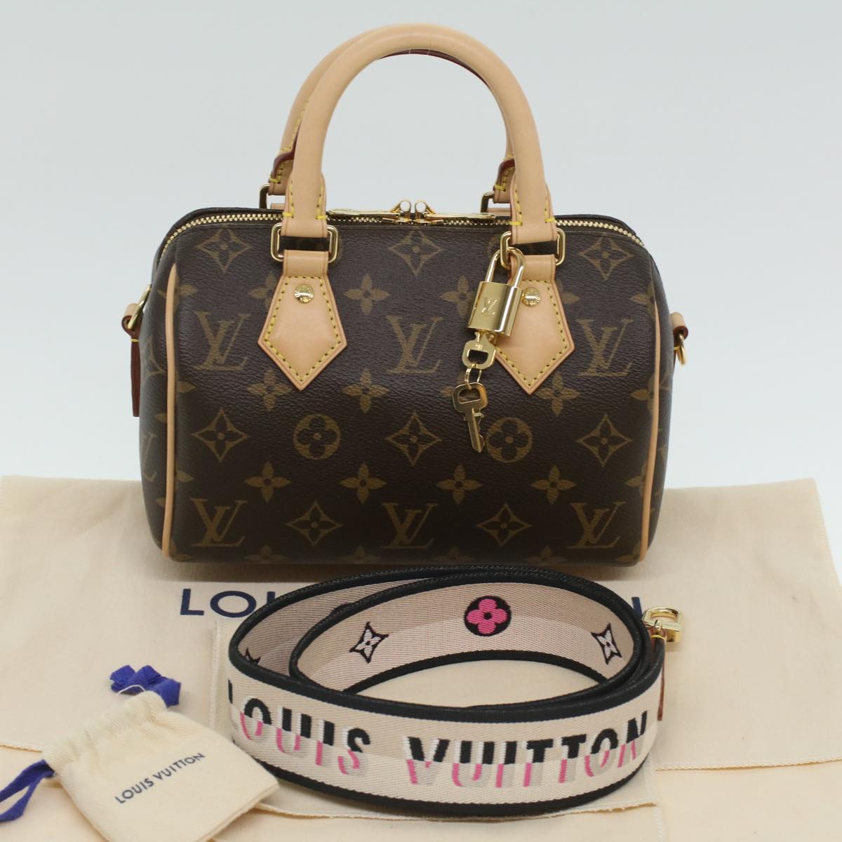 LOUIS VUITTON Monogram Speedy Bandouliere 25 Hand Bag 2way M45948 LV  32452A