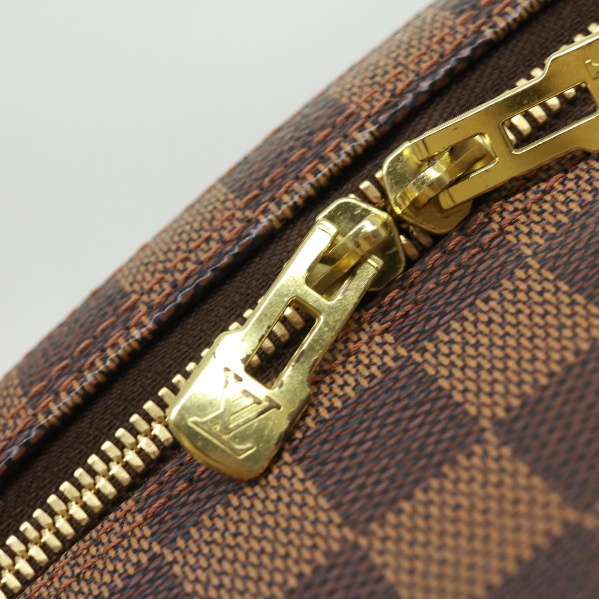 LOUIS VUITTON Damier Ebene Nice Hand Bag SPO 2way N47280 LV  32758