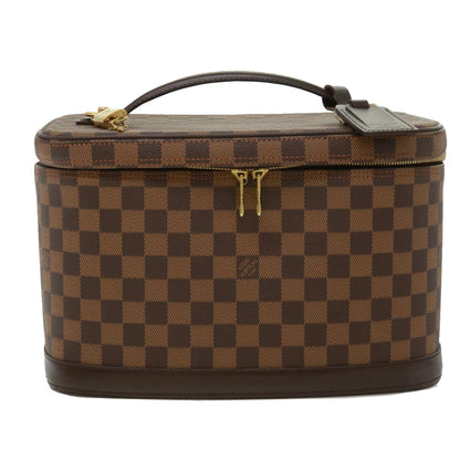 LOUIS VUITTON Damier Ebene Nice Hand Bag SPO 2way N47280 LV  32758