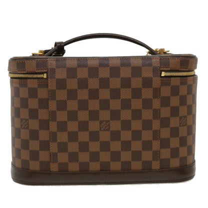 LOUIS VUITTON Damier Ebene Nice Hand Bag SPO 2way N47280 LV  32758