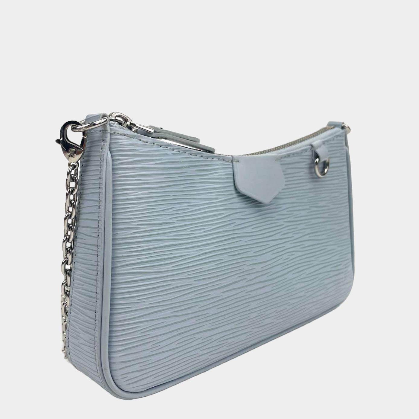 LOUIS VUITTON Epi Easy Pouch On Strap - Light Blue