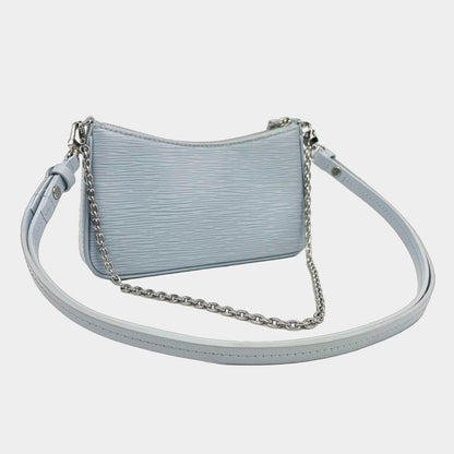 LOUIS VUITTON Epi Easy Pouch On Strap - Light Blue