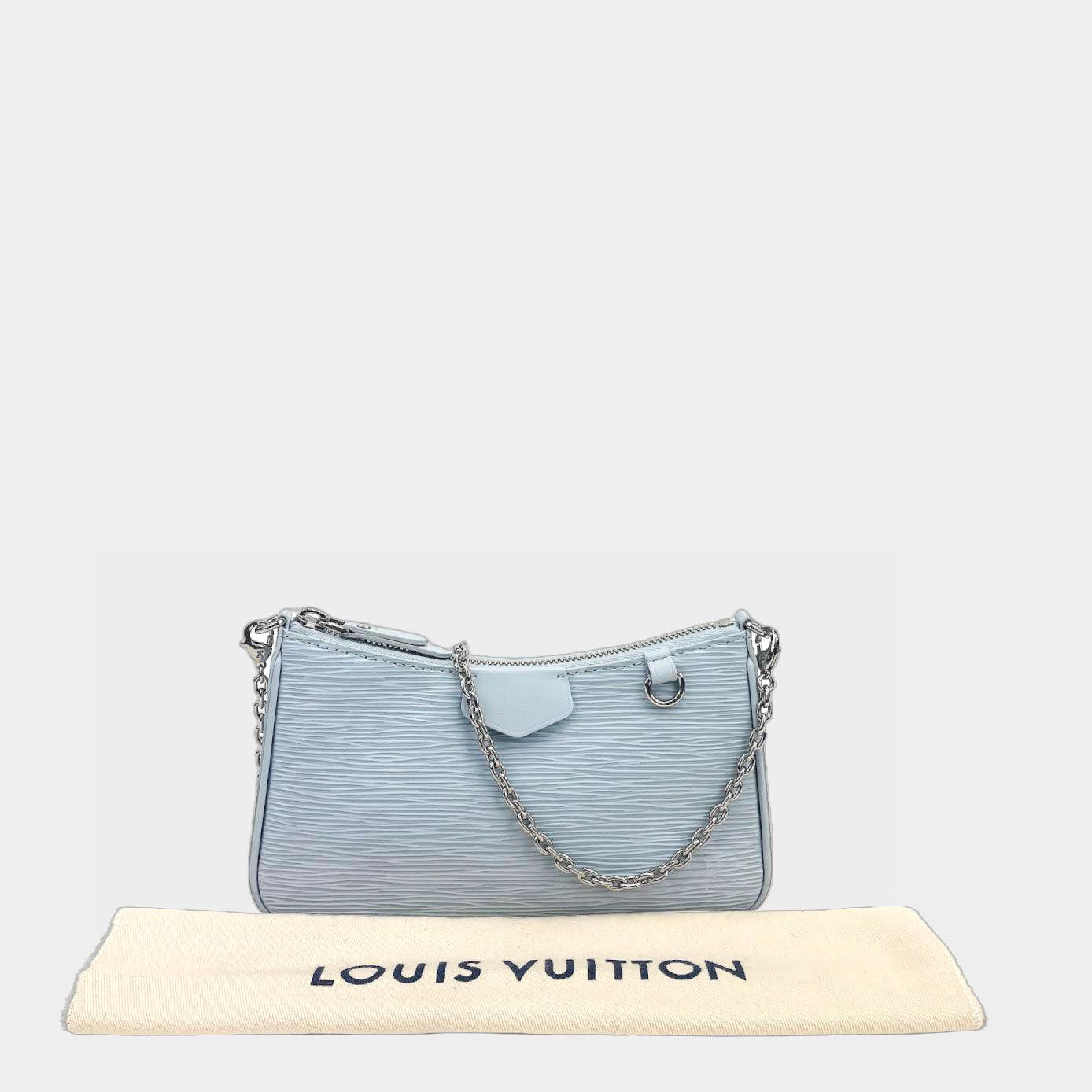 LOUIS VUITTON Epi Easy Pouch On Strap - Light Blue