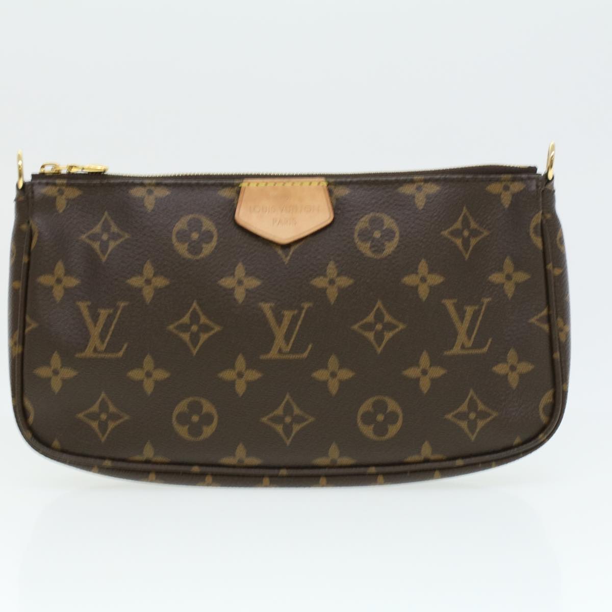 LOUIS VUITTON Monogram Multi Pochette Accessoires Pouch Khaki M44813 LV 33620A