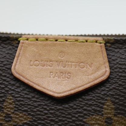 LOUIS VUITTON Monogram Multi Pochette Accessoires Pouch Khaki M44813 LV 33620A