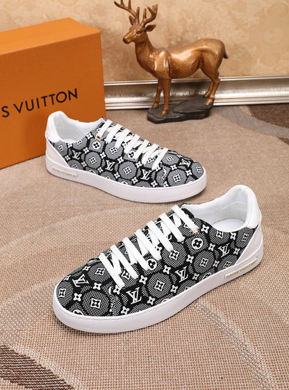 The Bags Vibe - Louis Vuitton Time Out Black And White Sneaker