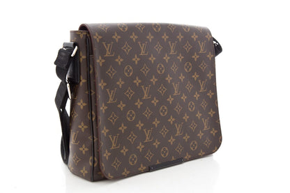 Louis Vuitton Brown & Black Monogram Messenger Bag