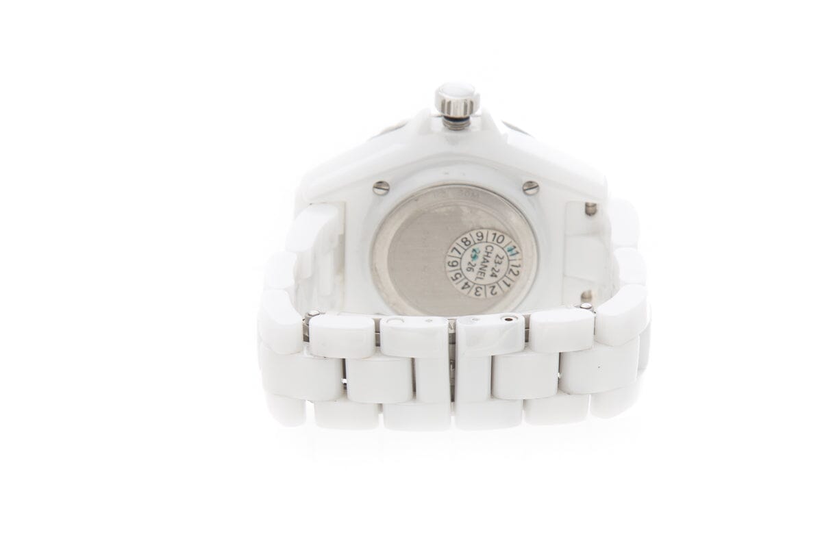 Chanel White J12 Quartz Swiss-Made Watch