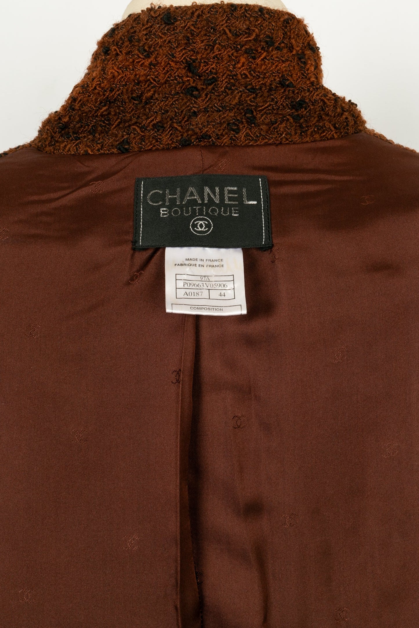 Veste en tweed Chanel Automne 1997