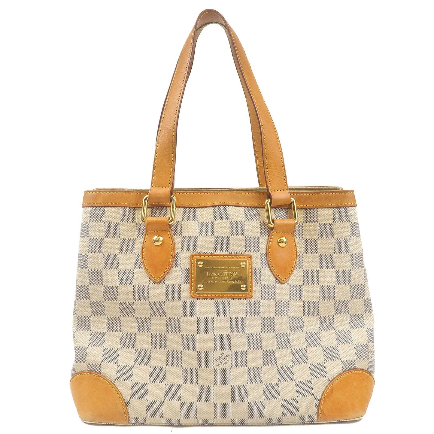 Louis Vuitton Damier Azur Hampstead PM Hand Bag N51207