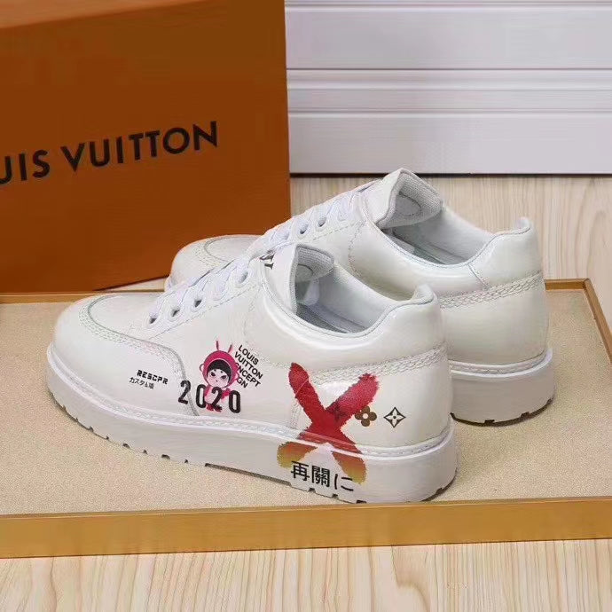 The Bags Vibe - Louis Vuitton Traners Vert White Sneaker