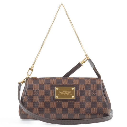 Louis Vuitton Damier Eva 2Way Hand Bag Shoulder Bag N55213