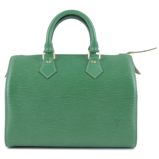 Louis Vuitton Epi Speedy 25 Hand Boston Bag Borneo Green M43015