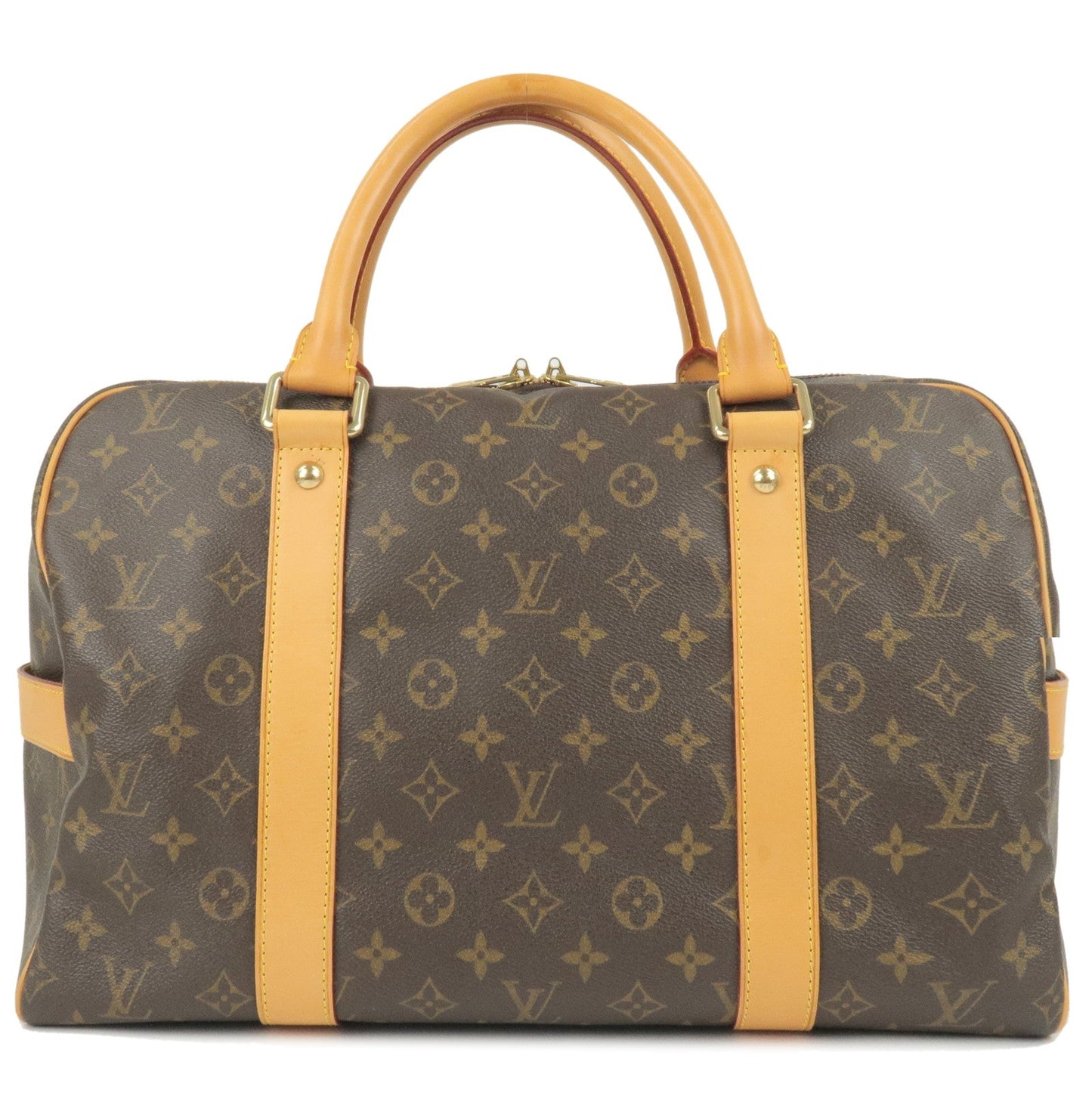 Louis Vuitton Monogram Carry All Hand Bag Boston Bag M40074