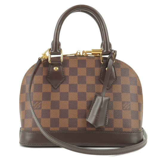 Louis Vuitton Damier Alma BB 2Way Shoulder Bag Hand Bag N41221